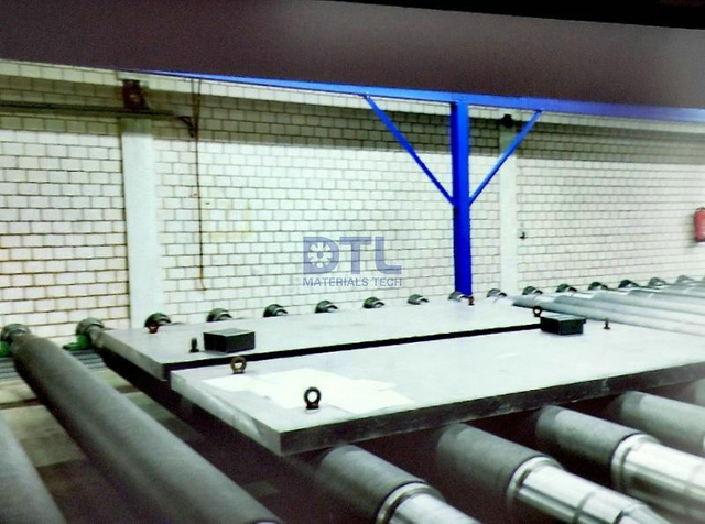 Tischrolle mit Gummi beschichtet