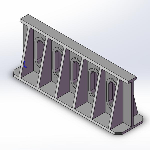 Gussteile für Ofensockel 